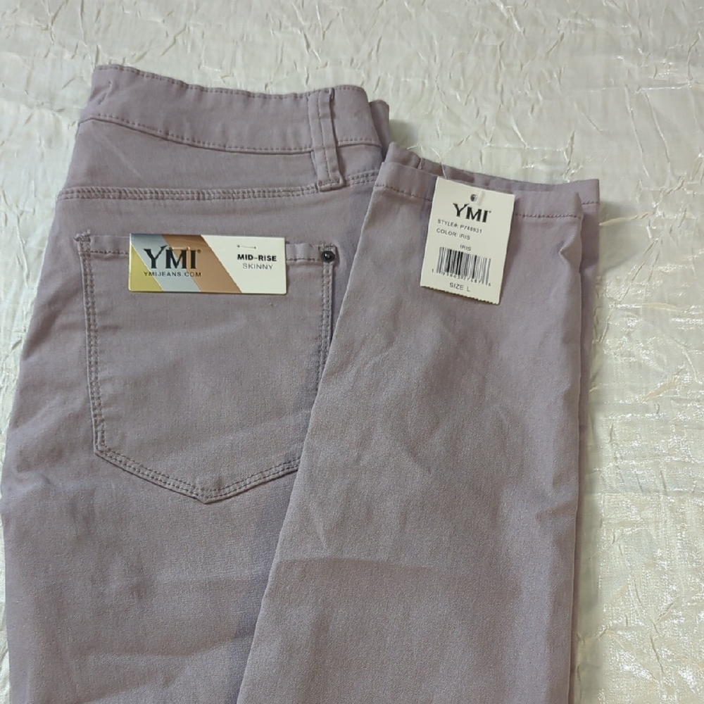 YMI Lavender Skinny Pants - Picture 1 of 3